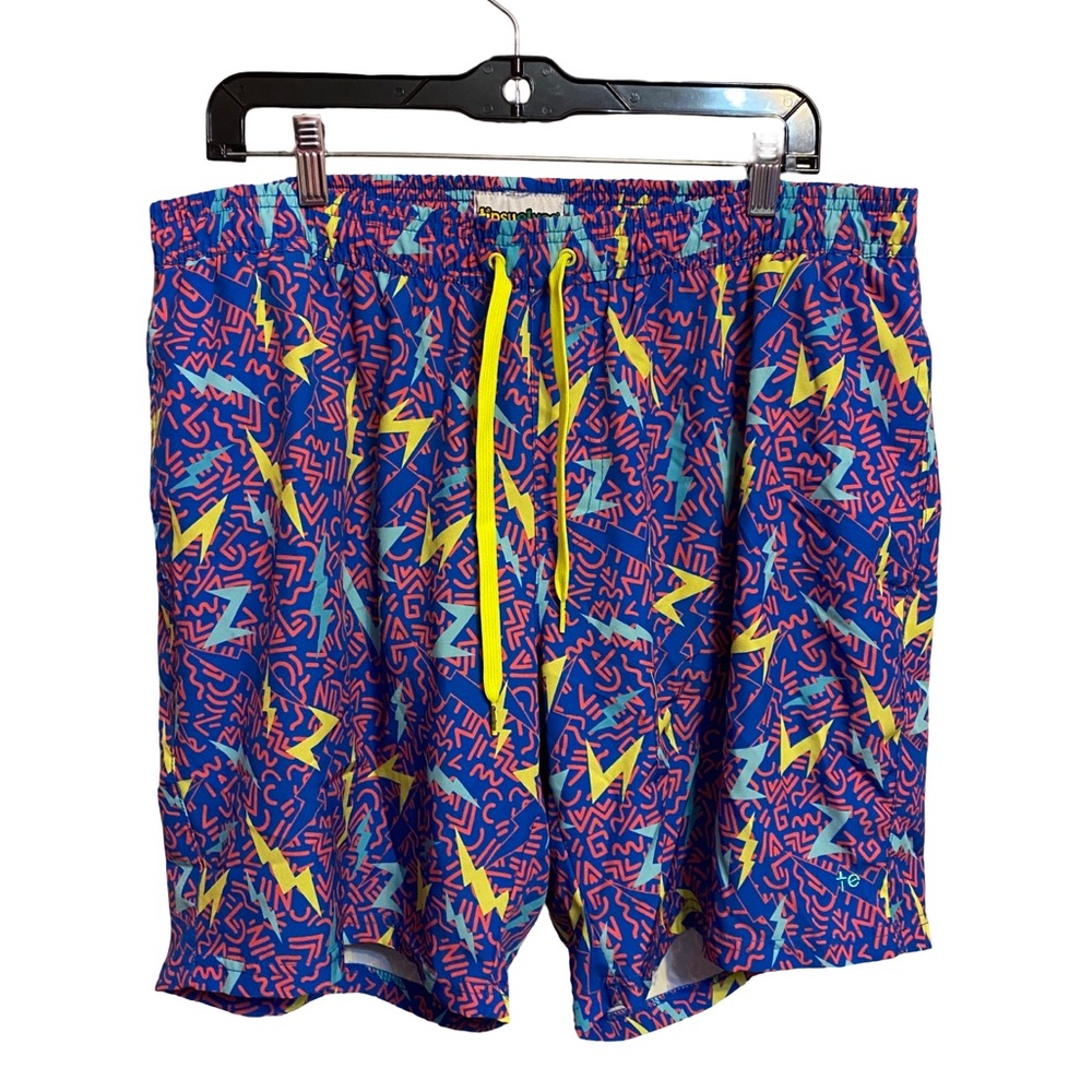 Tipsy Elves Men's Grease Lightning Stretch Swim Trunks - Size XXL